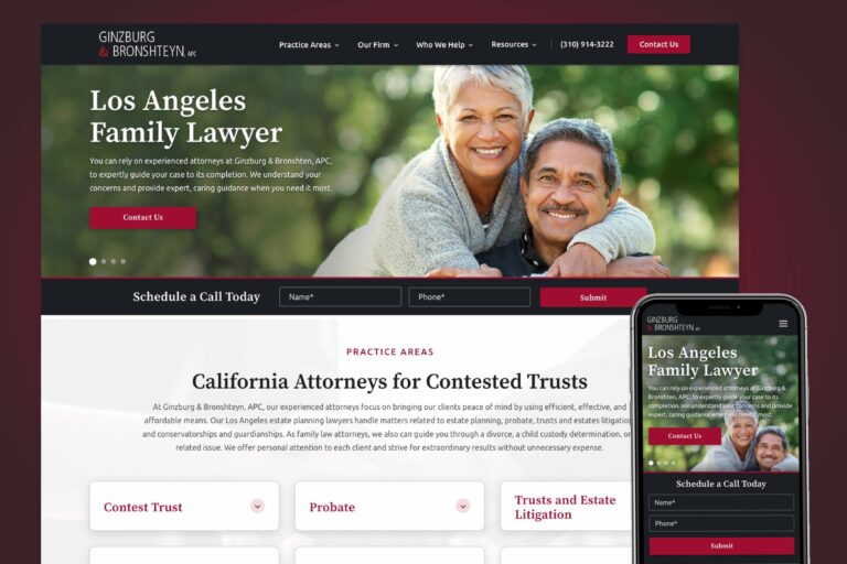 Website Design for LA Law Firm